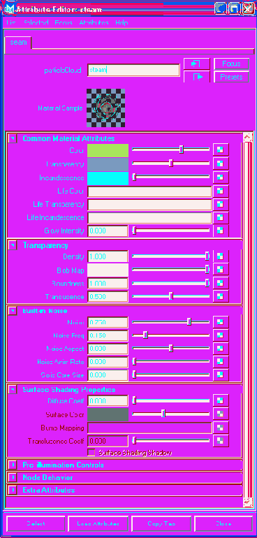   Attribute Editor   steam