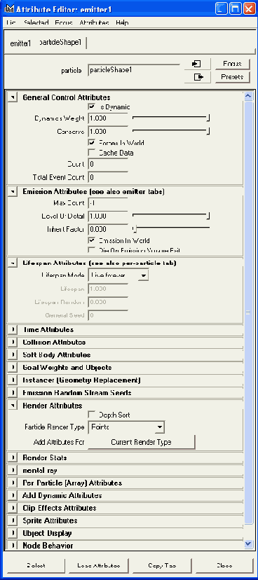   Attribute Editor   