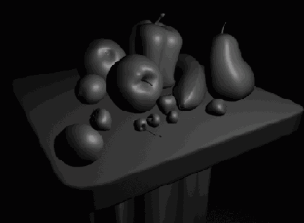 Результат освещения сцены источником света типа Ambient