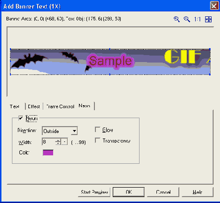     Add Banner Text