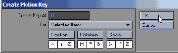   Create Motion Key        