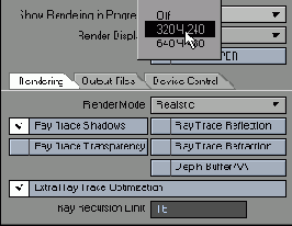   Render Options       Threshold